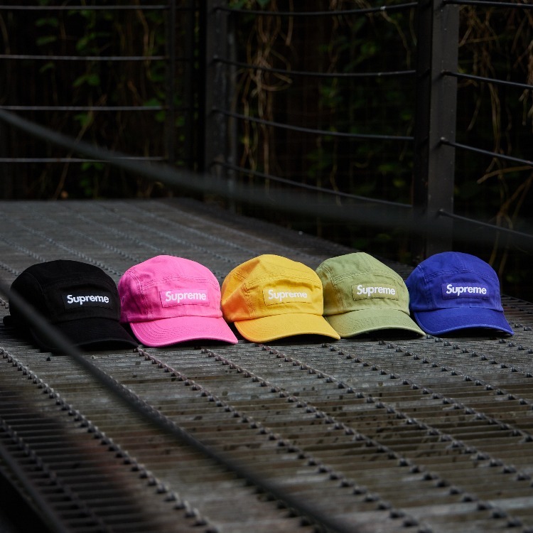 Supreme 23SS Washed Chino Twill Camp Cap