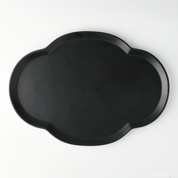 STUDIO M'-Kamon 折敷皿 黑