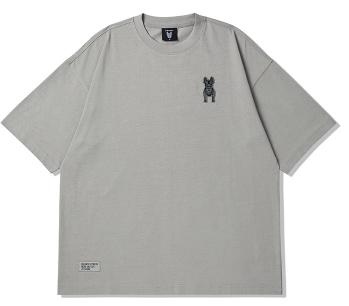 [S] LIFEWORK SILICONE RADOK SHORT SLEEVE T-SHIRT,GREY, LW235TS904-33 (SLW195)