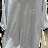 [S] ADLV SCRIPT LOGO PRINTING SHORT SLEEVE T-SHIRT,SKYBLUE, ADLV23SS-SSLSCB-SBL (SAV167)