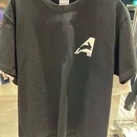[S] ADLV SMALL LOGO RABBIT PATCH SHHORT SLEEVE T-SHIRT,BLACK, ADLV23SS-SSLBGR-BLK [FINAL SALE] (SAV169)