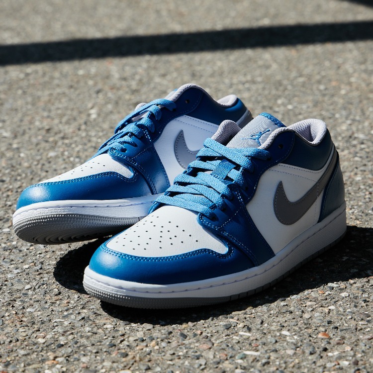 【Focus Store】預購 Air Jordan 1 Low 'True Blue Cement' 553558-412