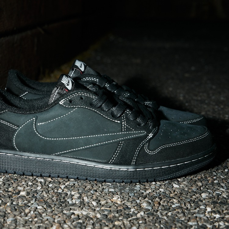Travis Scott x Air Jordan 1 Low OG SP 'Black Phantom' 黑武士 倒鉤 DM7866-001