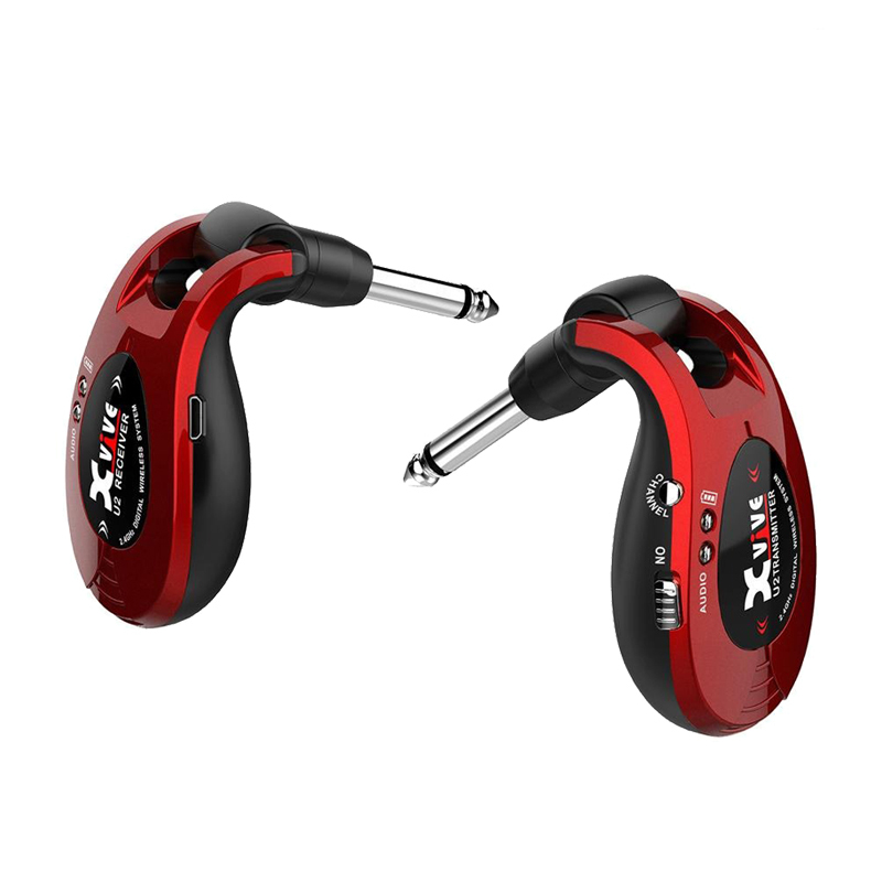 Xvive U2 Wireless Guitar System Red 無線傳輸介面