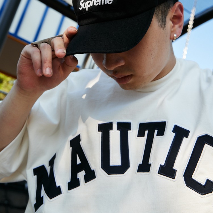 NAUTICA Arch Logo S/S Tee “TOO HEAVY" White 白色【現貨商品】