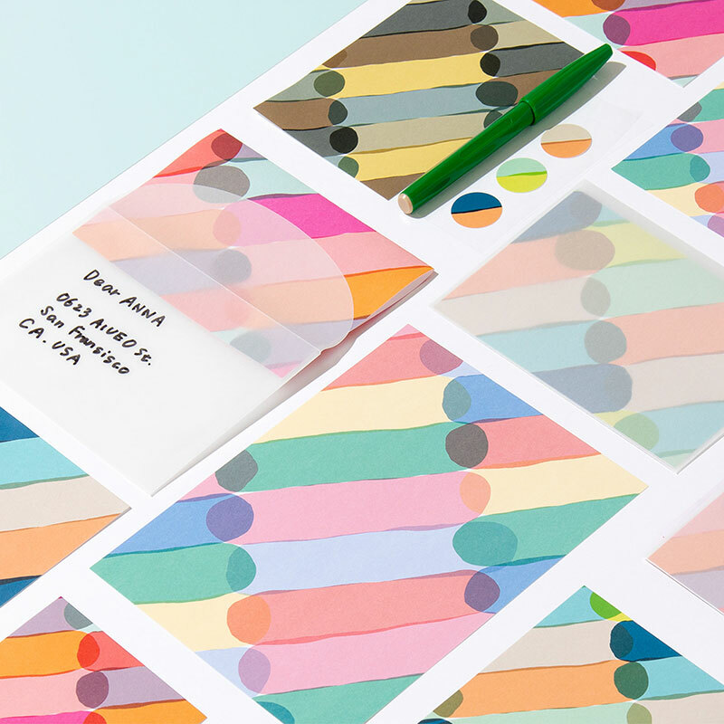 JUICE 系列 信封信紙組 / AIUEO / JAPAN