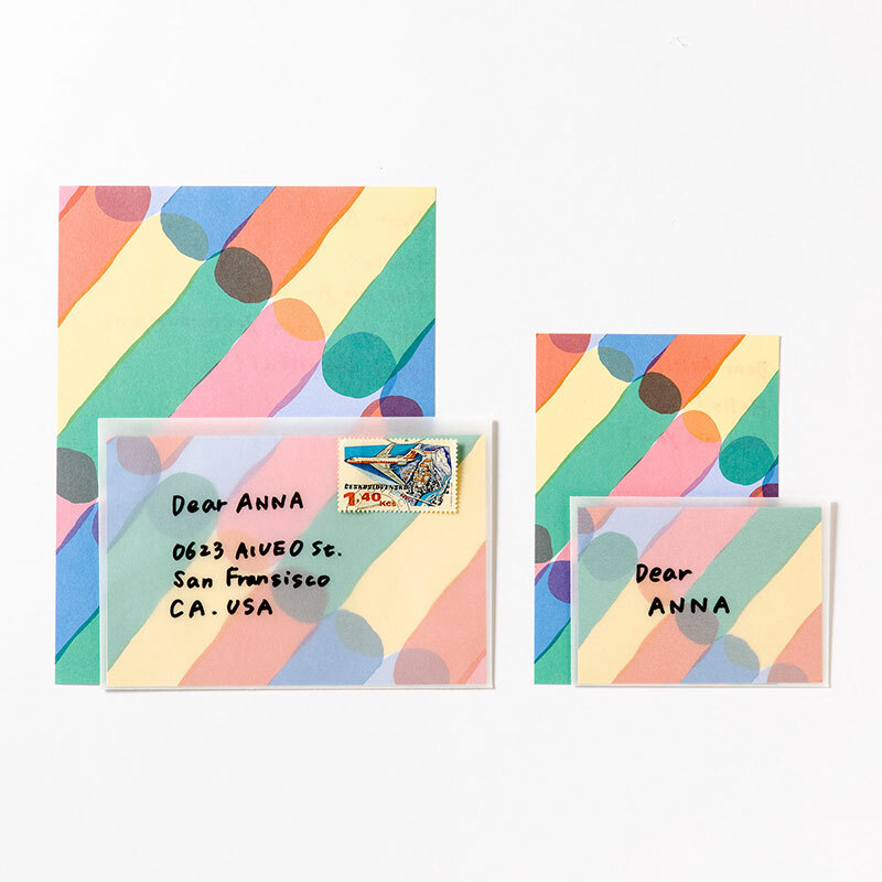 JUICE 系列 信封信紙組 / AIUEO / JAPAN