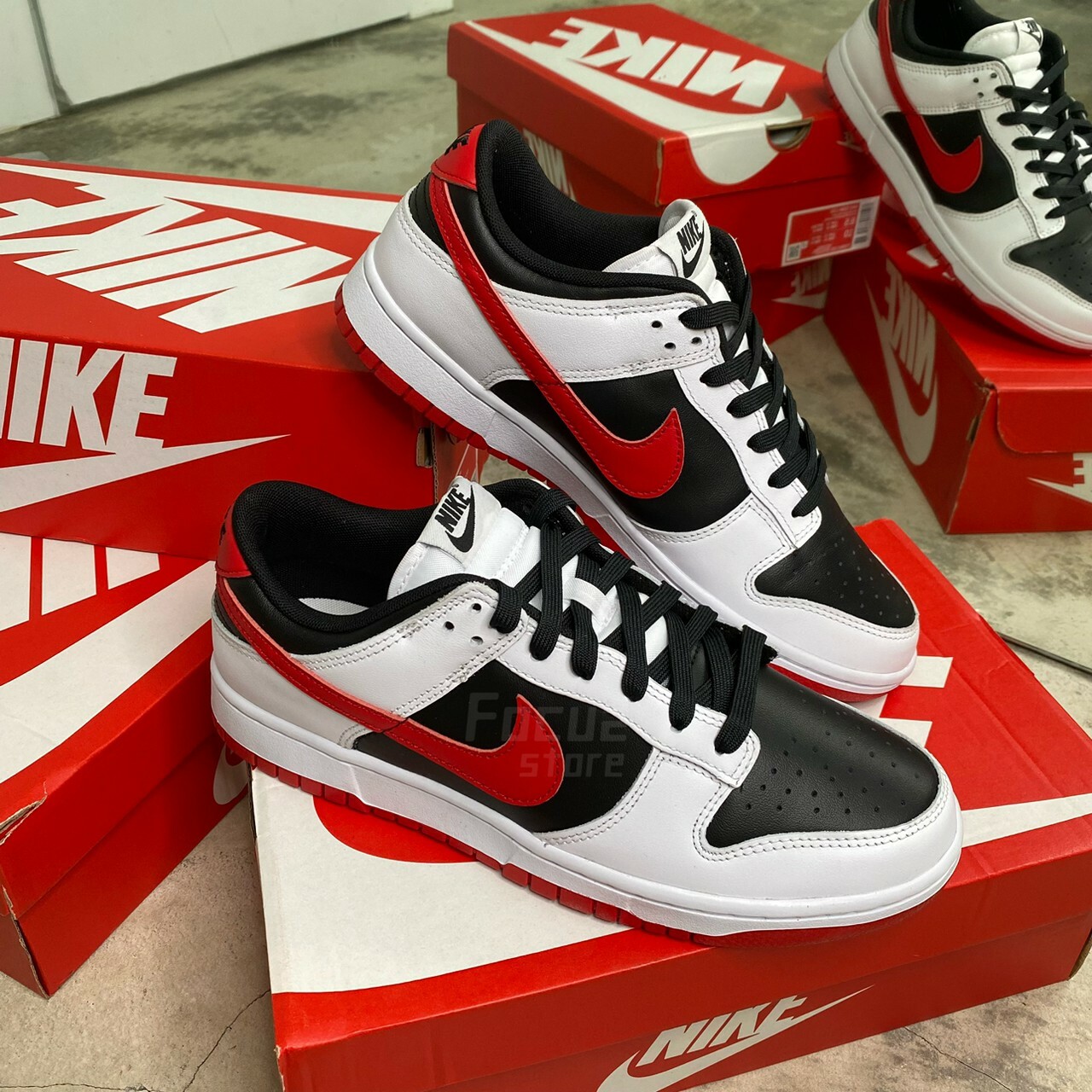 Dunk Low 'White Black Red' FD9762-061【現貨商品】