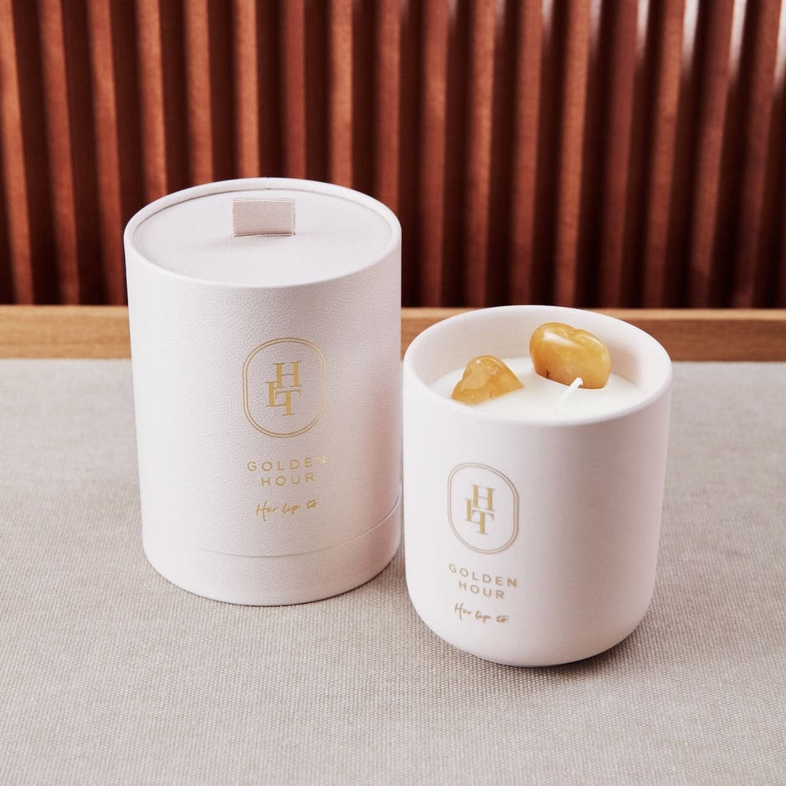小嶋陽菜 HER LIP TO Self Love Crystal Candle - Golden Hour 280g