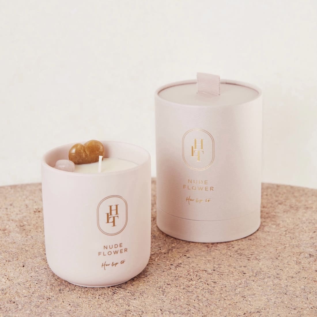 小嶋陽菜 HER LIP TO Self Love Crystal Candle - Nude Flower 280g