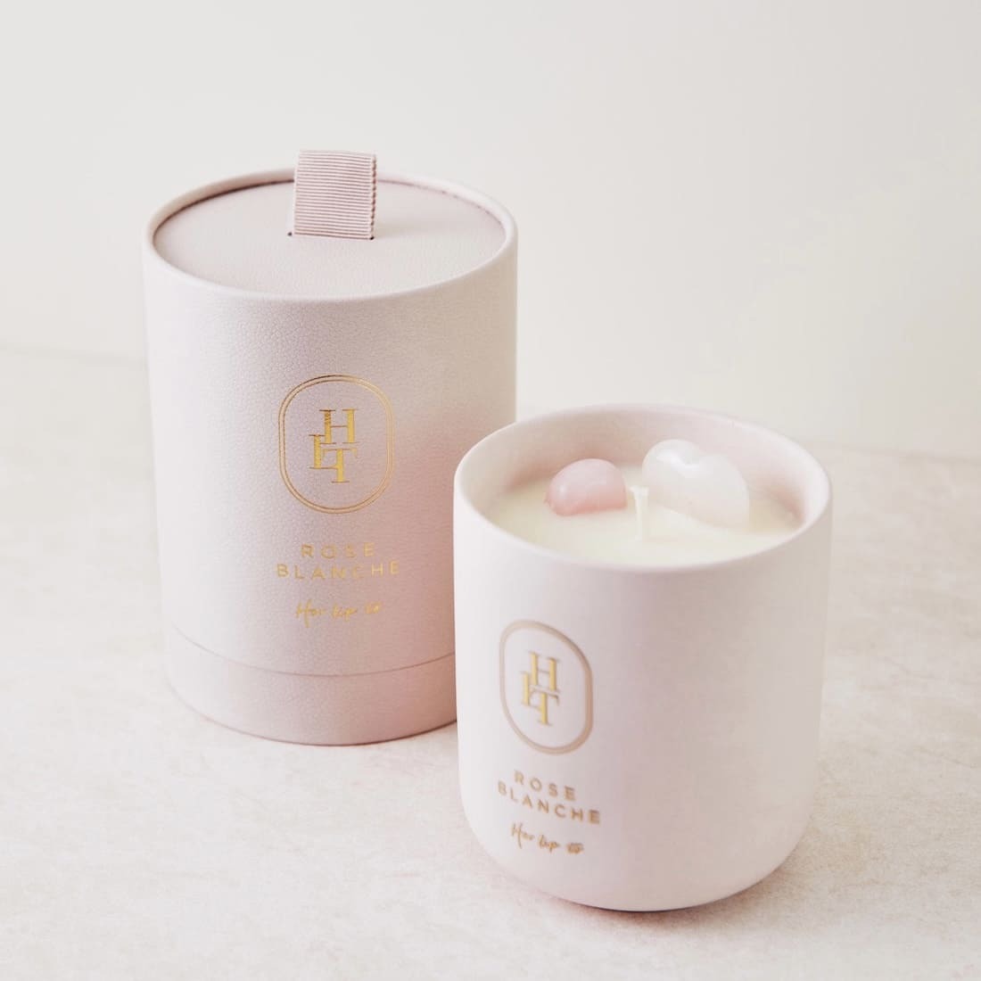 小嶋陽菜 HER LIP TO Self Love Crystal Candle - Rose Blanche 280g