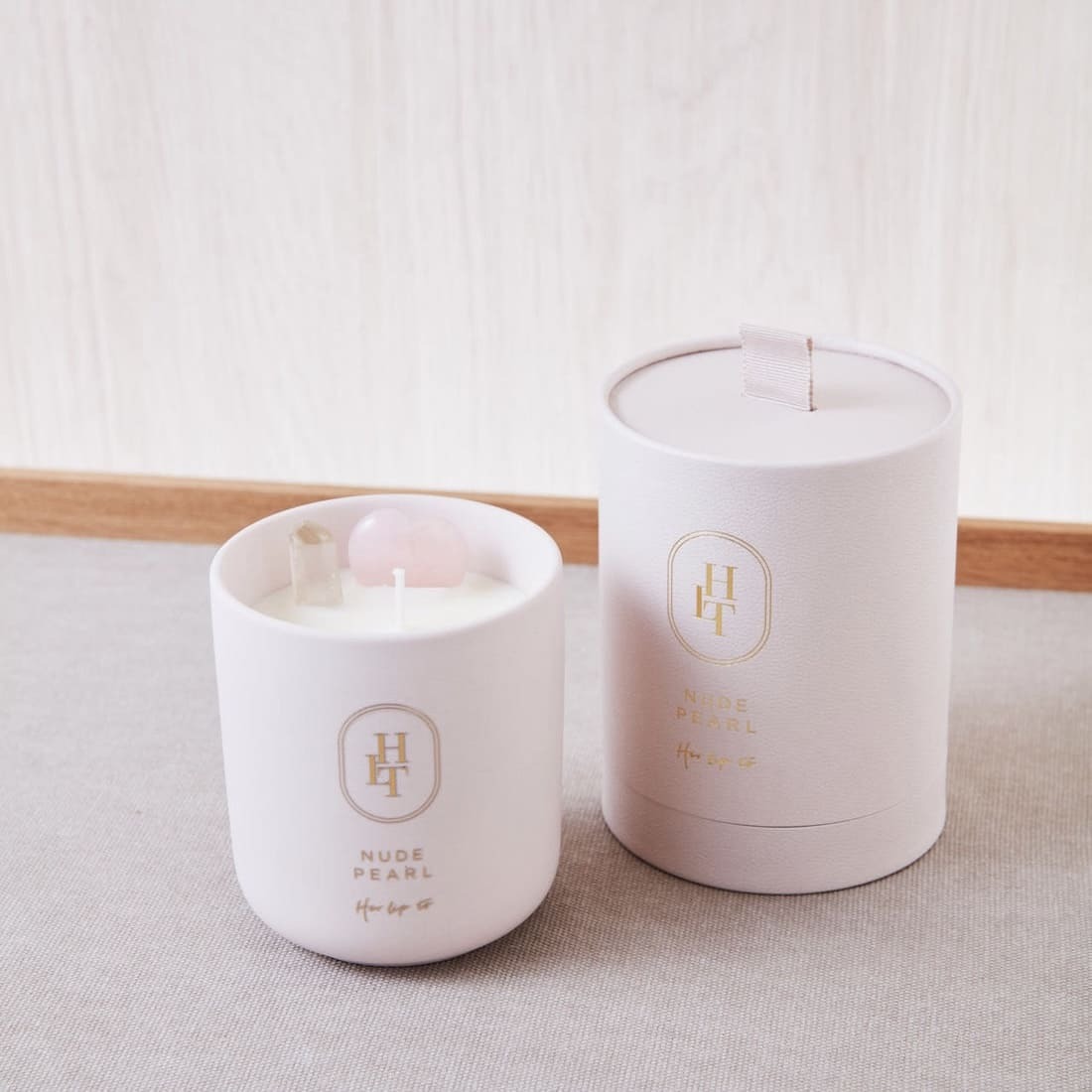 小嶋陽菜 HER LIP TO Self Love Crystal Candle - Nude Pearl 280g