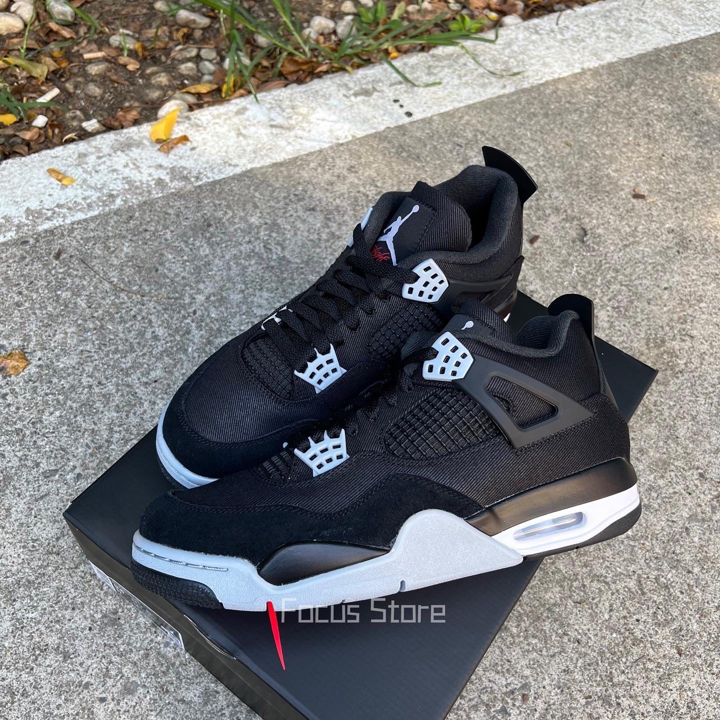 Air Jordan 4 Retro 'Black Canvas' DH7138-006 小阿姆【現貨商品】