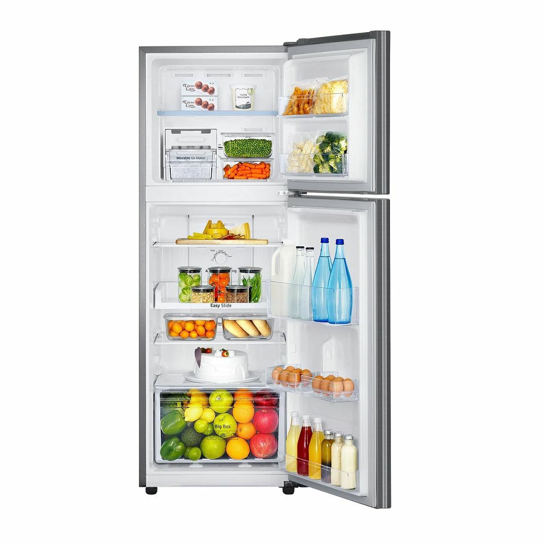 三星  Samsung   RT22M4033S9/SH‧變頻雙門上置式冰箱雪櫃‧234公升‧香港行貨,原廠3年全機,10年壓縮機保養‧