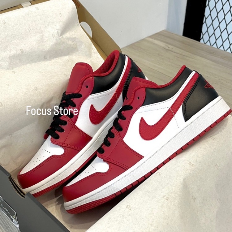 Air Jordan 1 Low 'Reverse Black Toe' 553558-163【現貨商品】