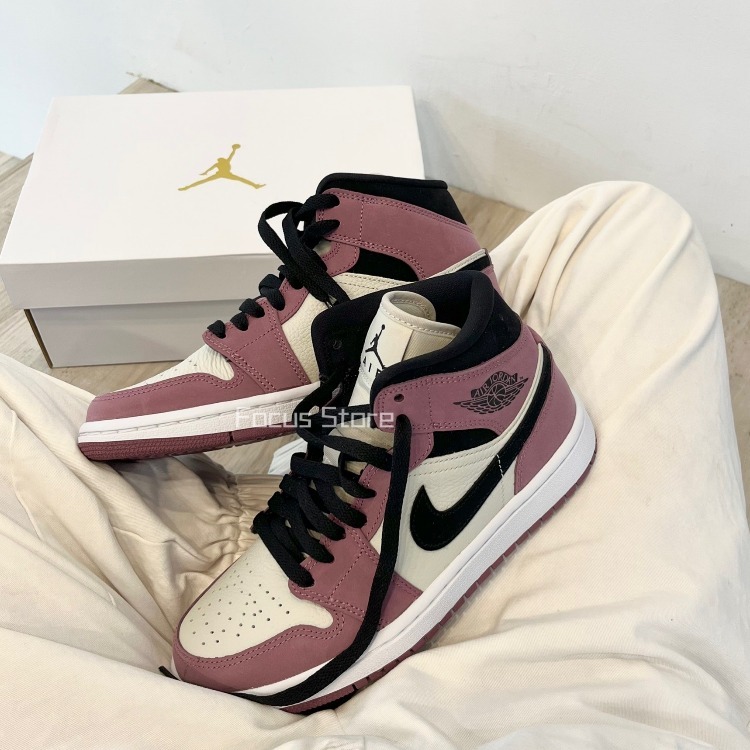 Wmns Air Jordan 1 Mid SE 'Berry Pink' DC7267-500【現貨商品】