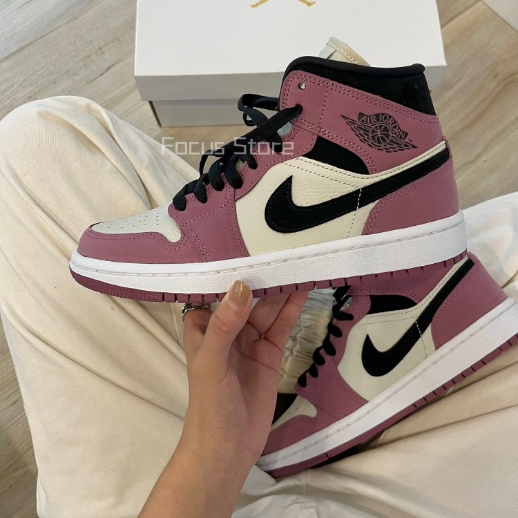 Wmns Air Jordan 1 Mid SE 'Berry Pink' DC7267-500【現貨商品】