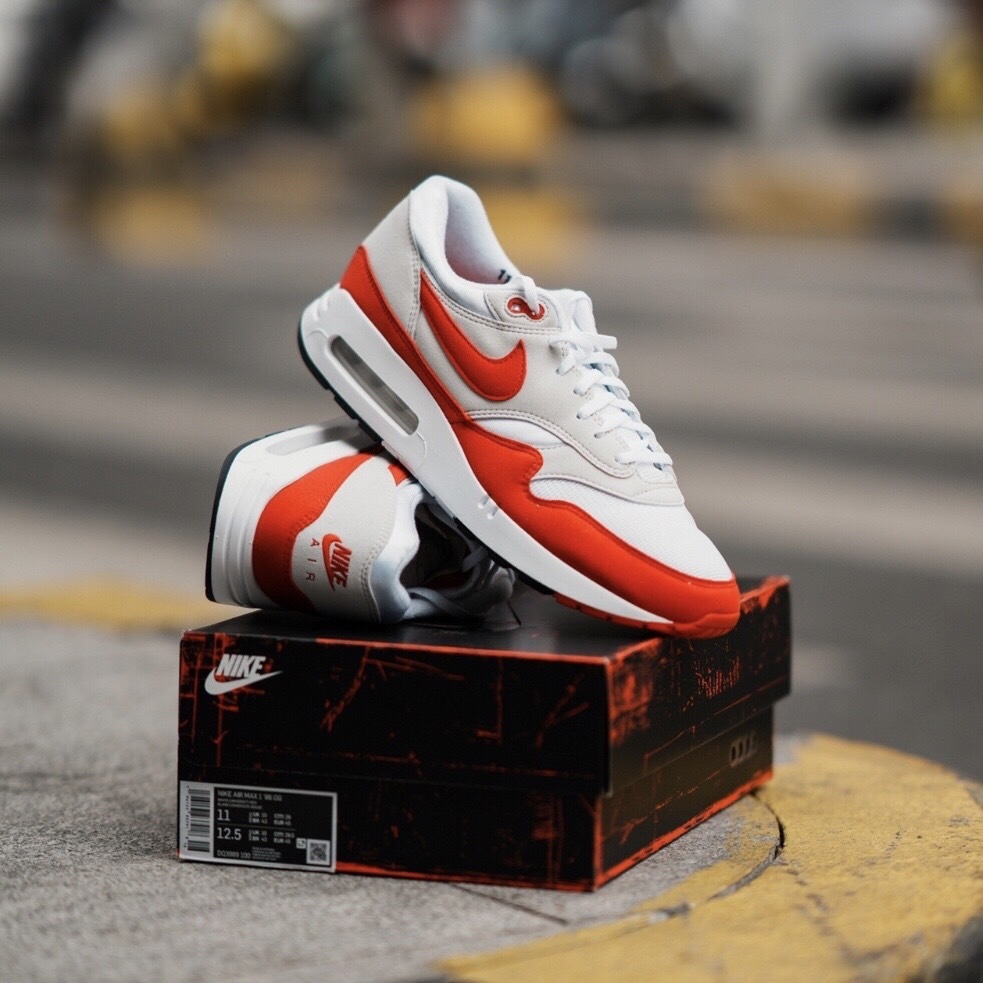 【APAIR】預購 Nike Air Max 1 '86 "Big Bubble" 元年復刻 白紅 DO9844-100(女款22-25.5)/DQ3989-100(男款26-30)