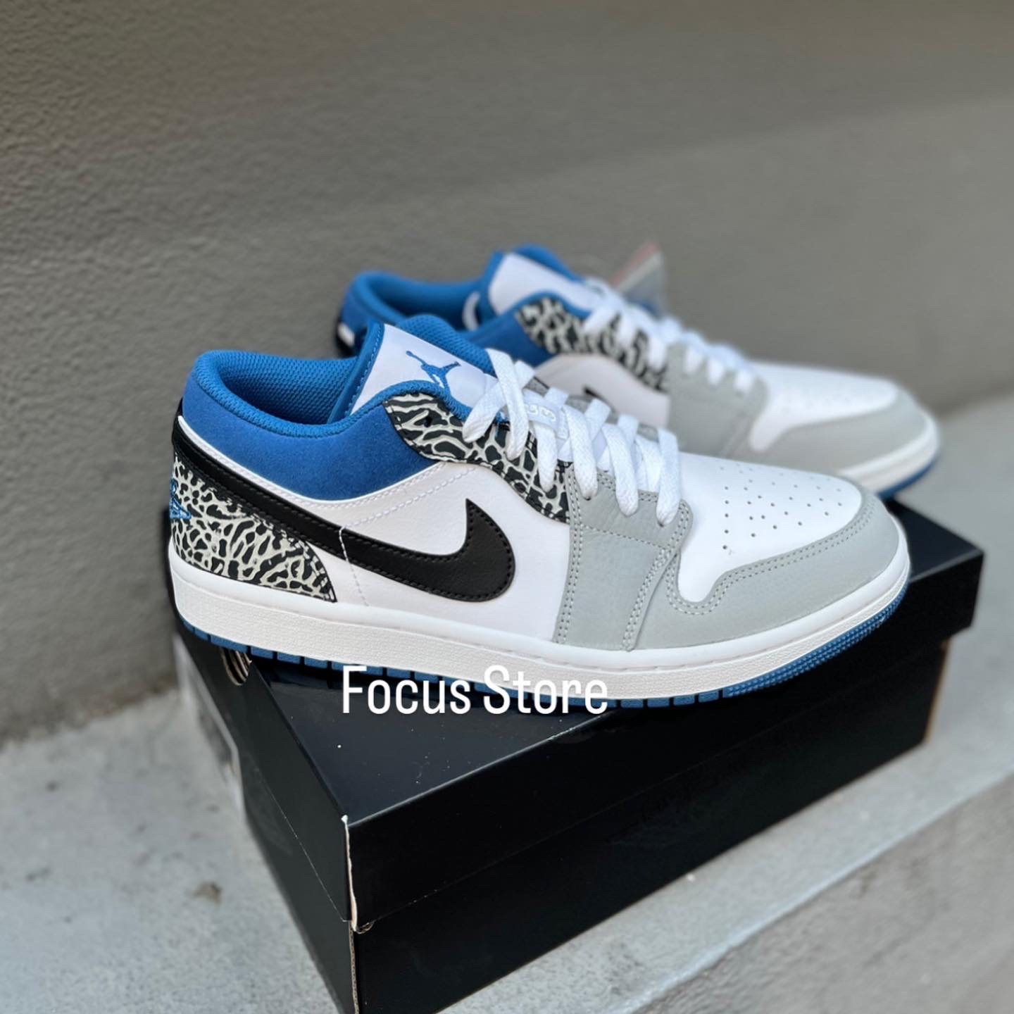 Air Jordan 1 Low SE 'True Blue' 爆裂紋 DM1199-140【現貨商品】