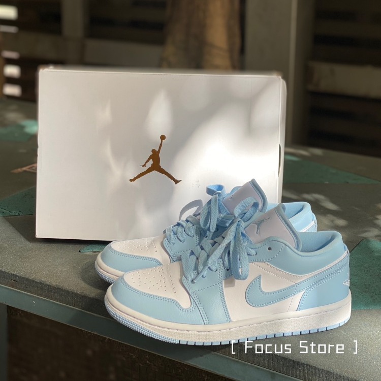 【Focus Store】現貨秒發 Air Jordan 1 low “Aluminum” 寶寶藍 DC0774-141