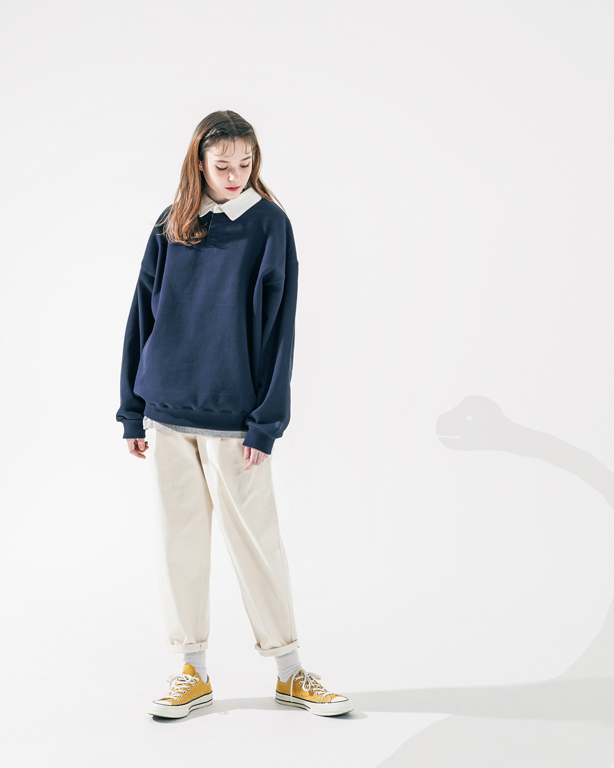 <預購> 韓國WV PROJECT POLO翻領拼色刷毛大學T