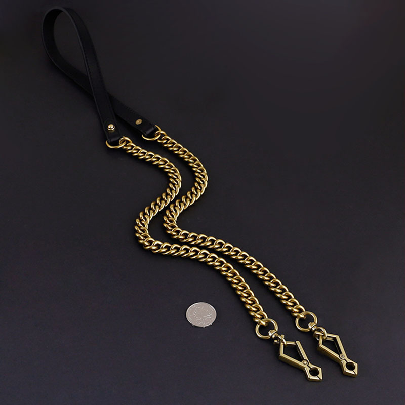 雙G marmo包包古銅古金色粗鏈條肩帶配件無扣款鏈子