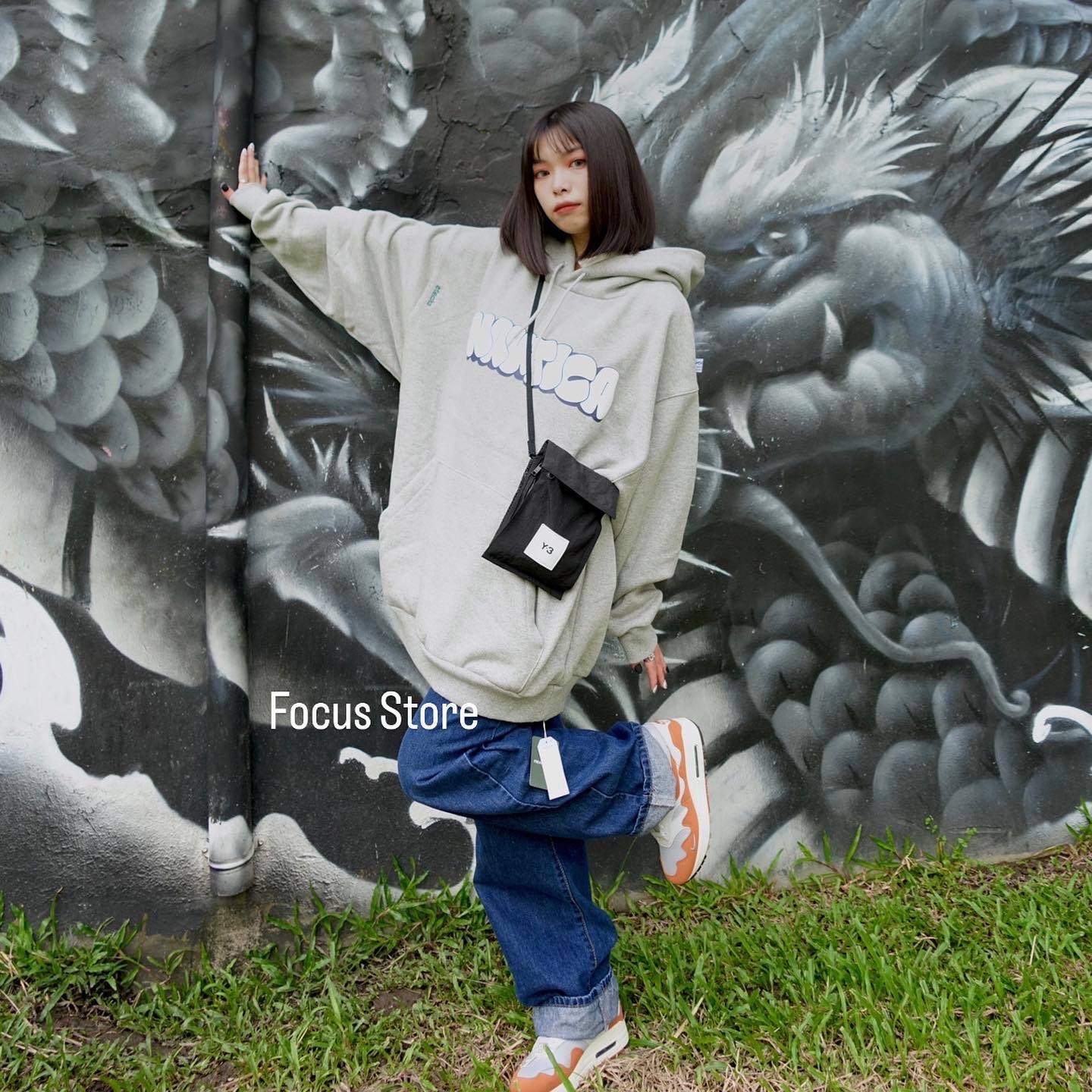 Nautica Sweat Hoodie “LURK 2.4” Grey 灰色【現貨商品】