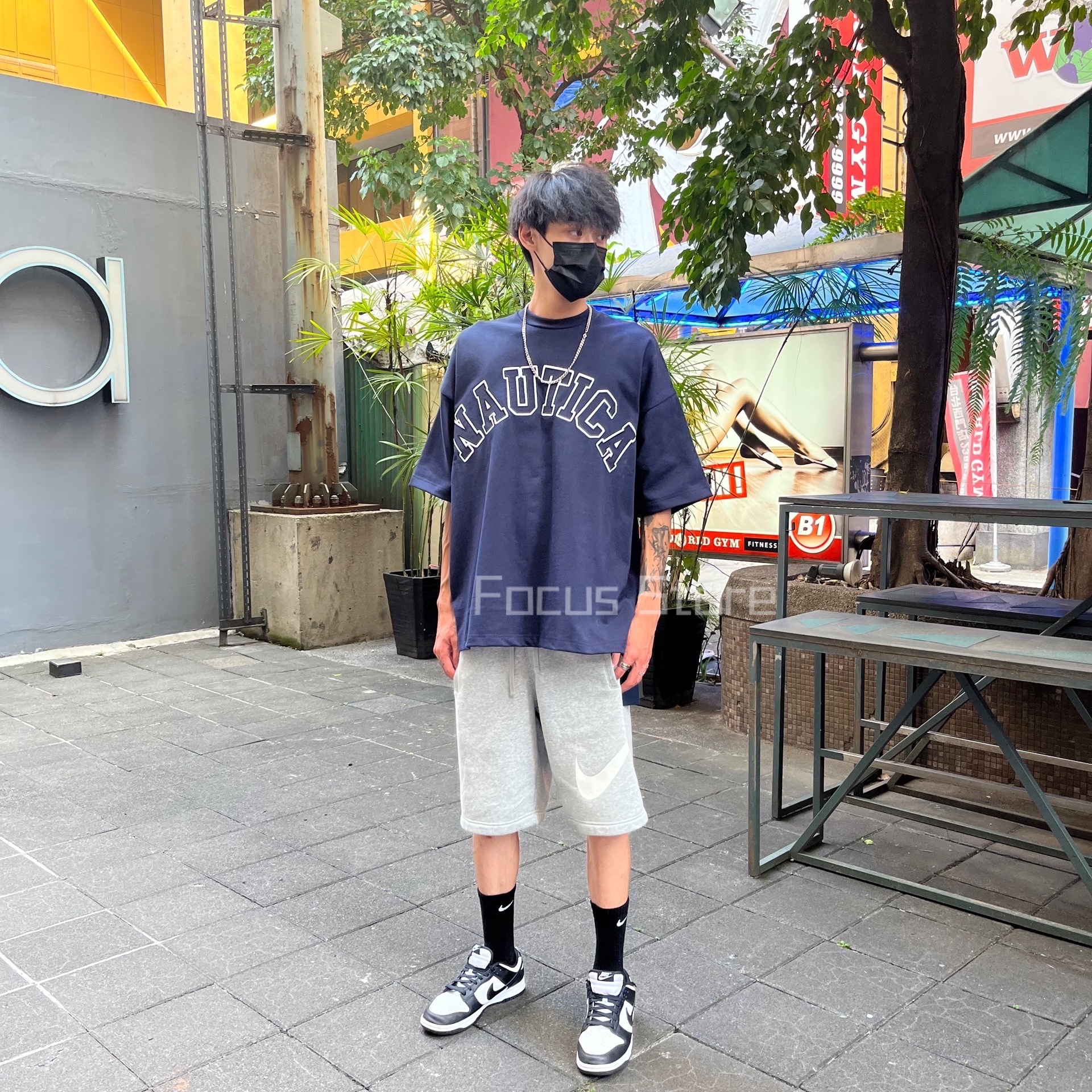 NAUTICA Arch Logo S/S Tee “TOO HEAVY" Navy 海軍藍【現貨商品】