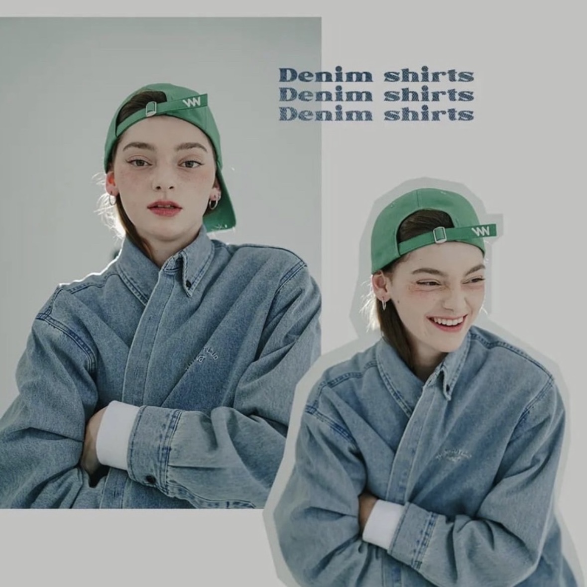 <預購> 韓國WV PROJECT 新款電繡丹寧襯衫外套