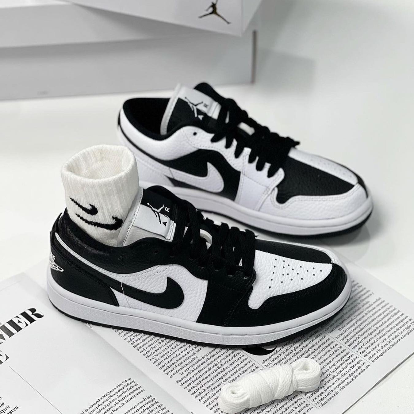 Wmns Air Jordan 1 Low SE 'Homage' 鴛鴦熊貓 DR0502-101【預購商品】