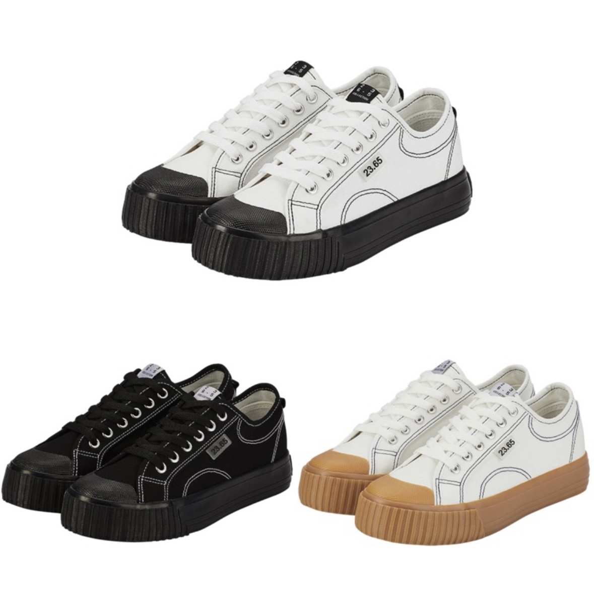 <現貨> 韓國 23.65 MOZZI 2厚底鞋 帆布鞋 MOZZI 2代