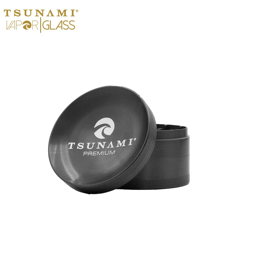 🇺🇸 Tsunami - （63mm）Premium Sunken Top Dry Herb Grinder 四層研磨器