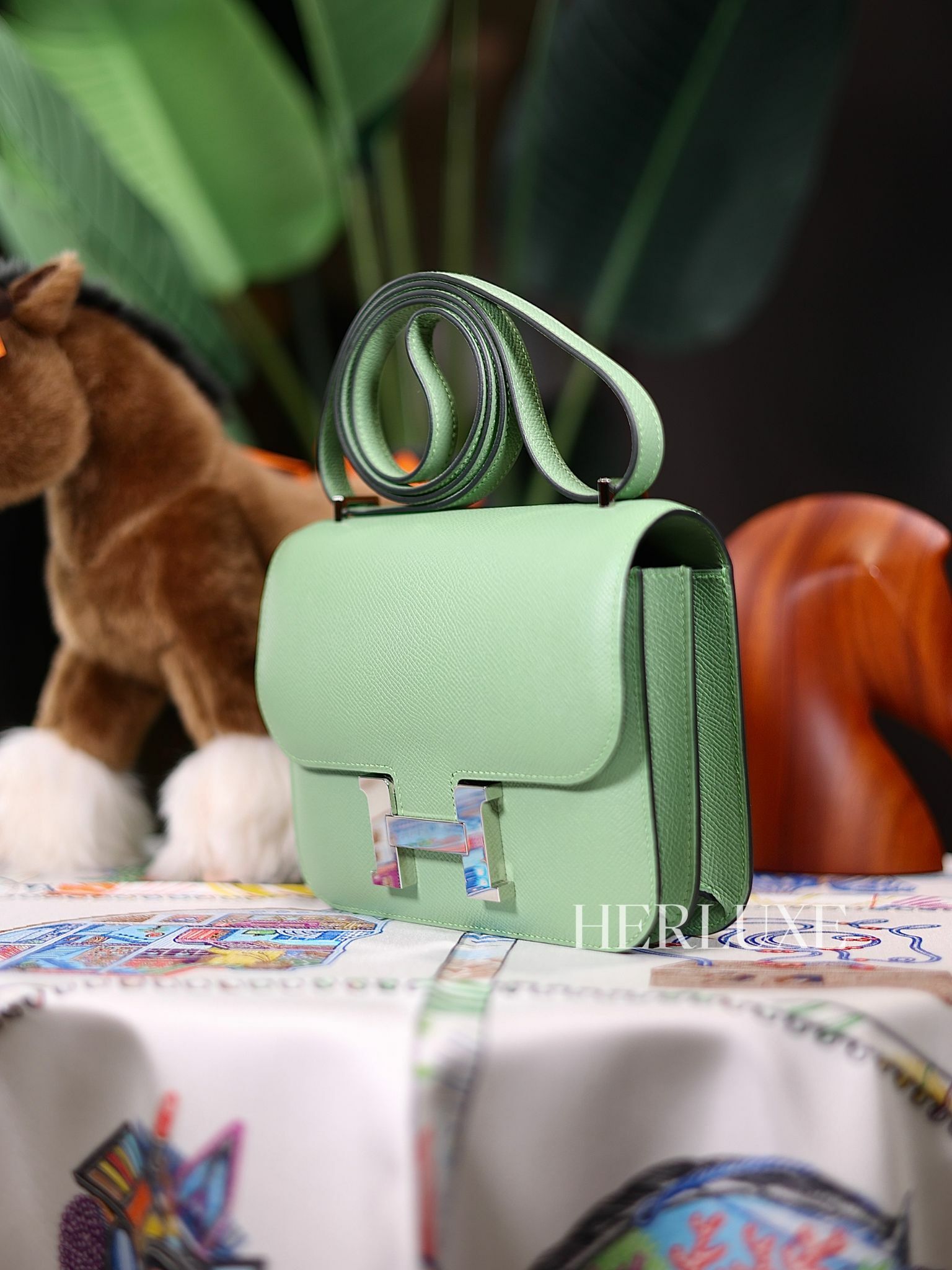 Constance mini 3i vert criquet ck epsom