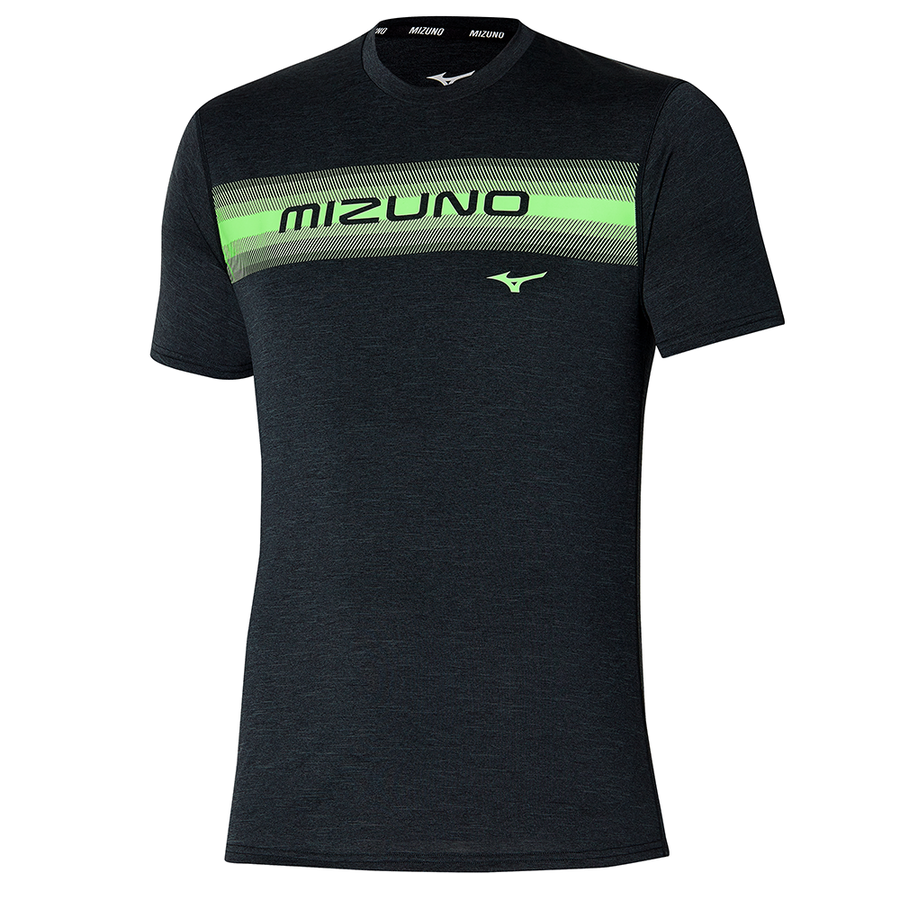 MIZUNO CORE TEE  男裝運動衫 黑色 (特價貨品，不設退換)