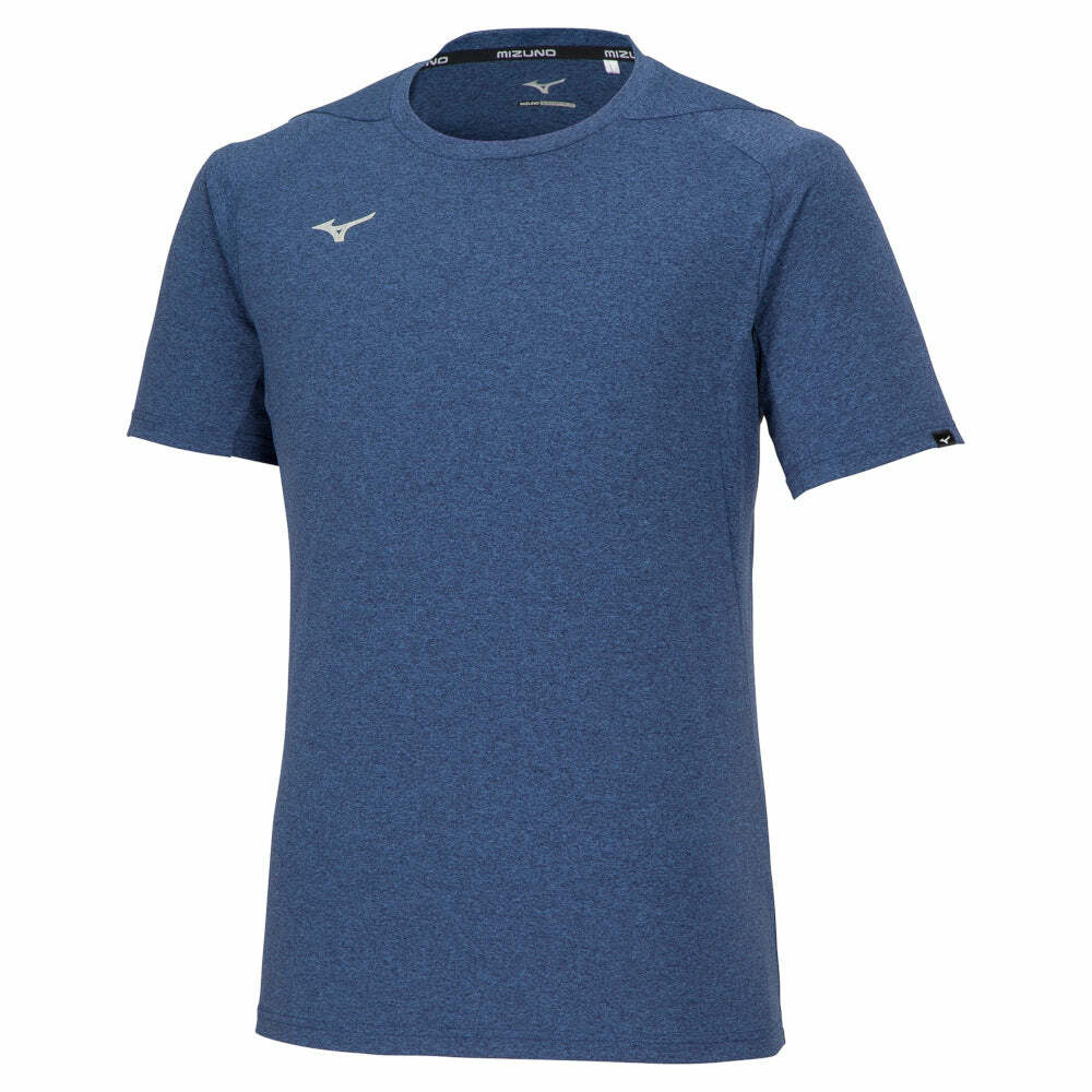 MIZUNO M DRY T SHIRT 男裝運動衫 藍色