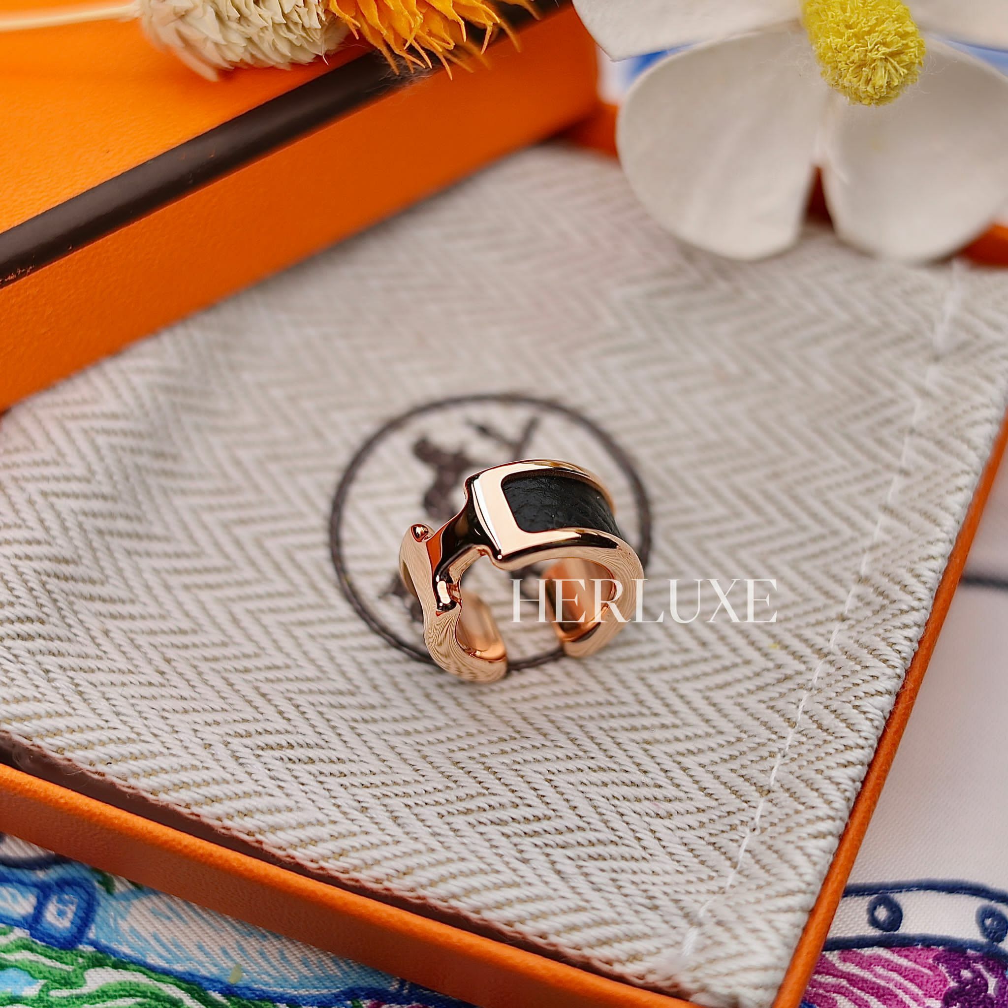 耳骨扣 Bijou d’oreille olympe pm 89 noir cd epsom