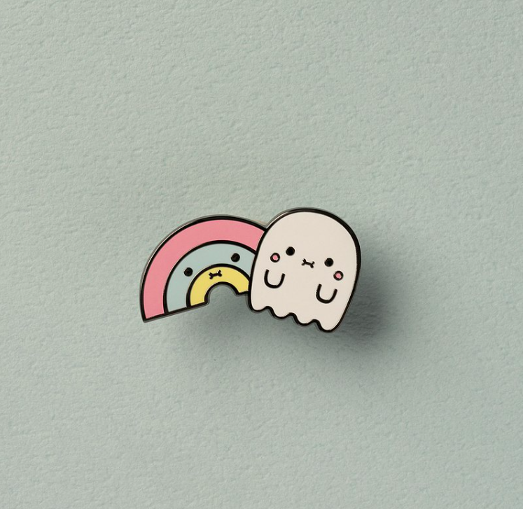 彩虹鬼鬼 琺瑯別針 胸章｜pppppins