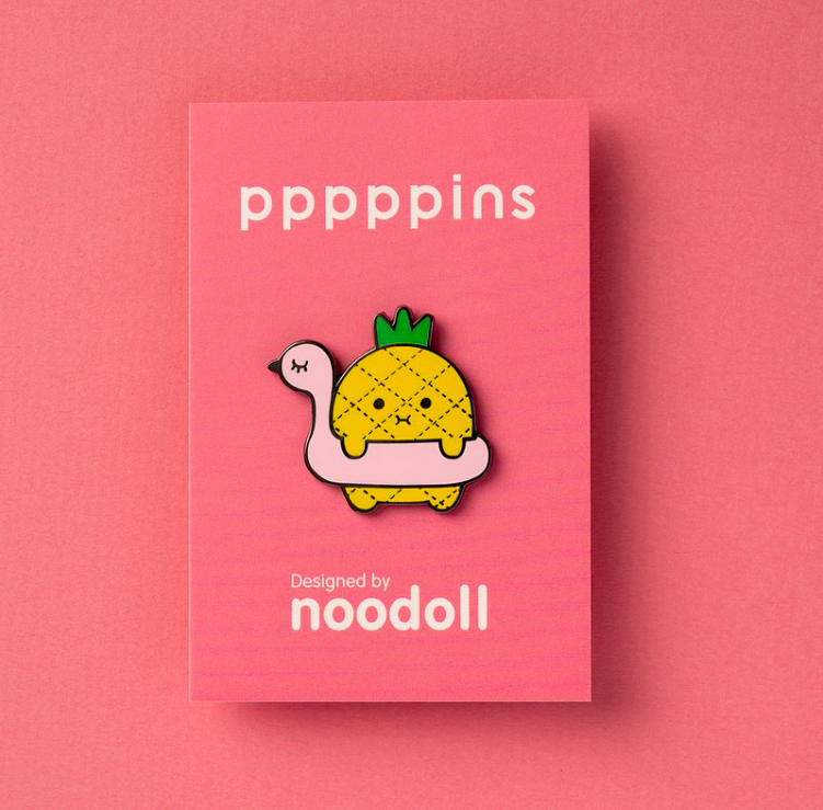 鳳梨娜娜 琺瑯別針 胸章｜pppppins