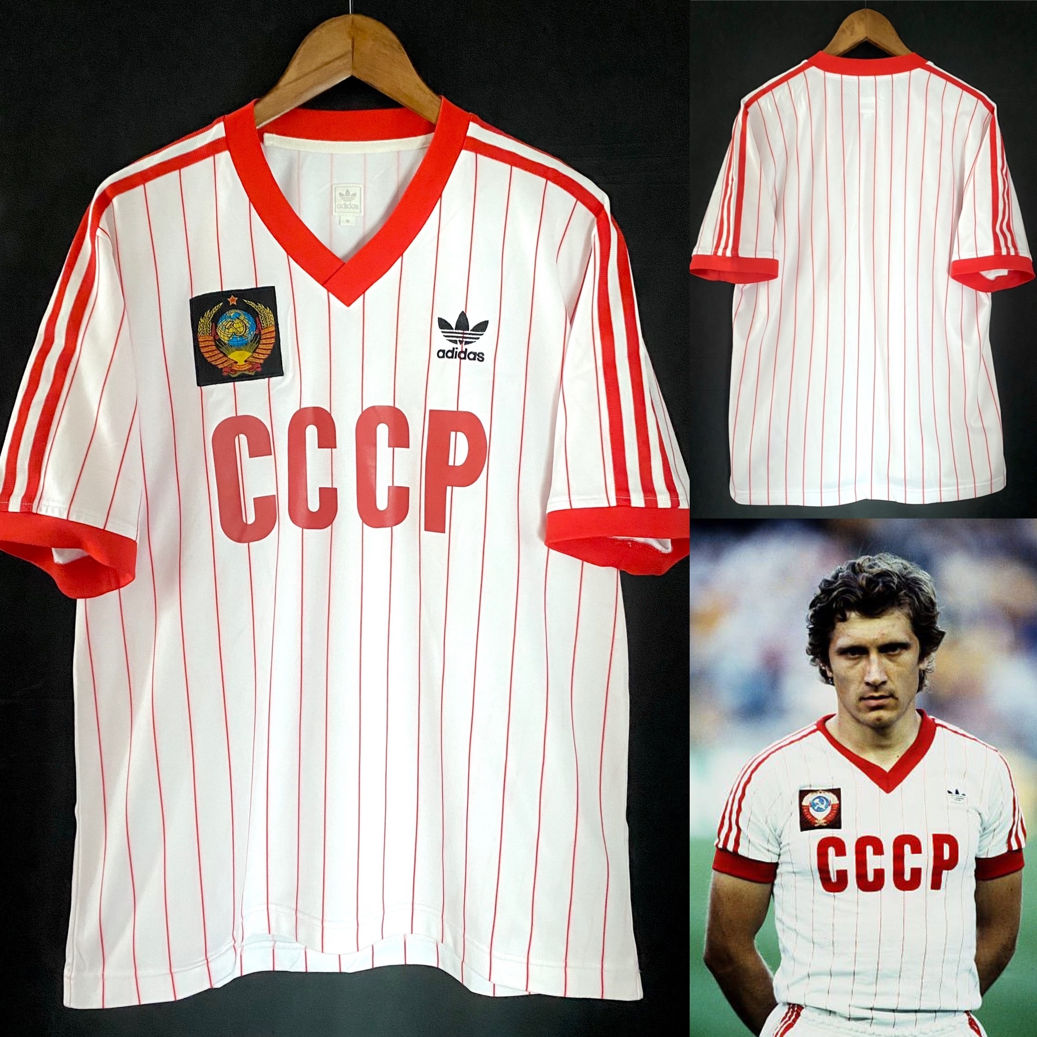 CCCP Soviet Union 1982 World Cup Adidas Original Retro shirt