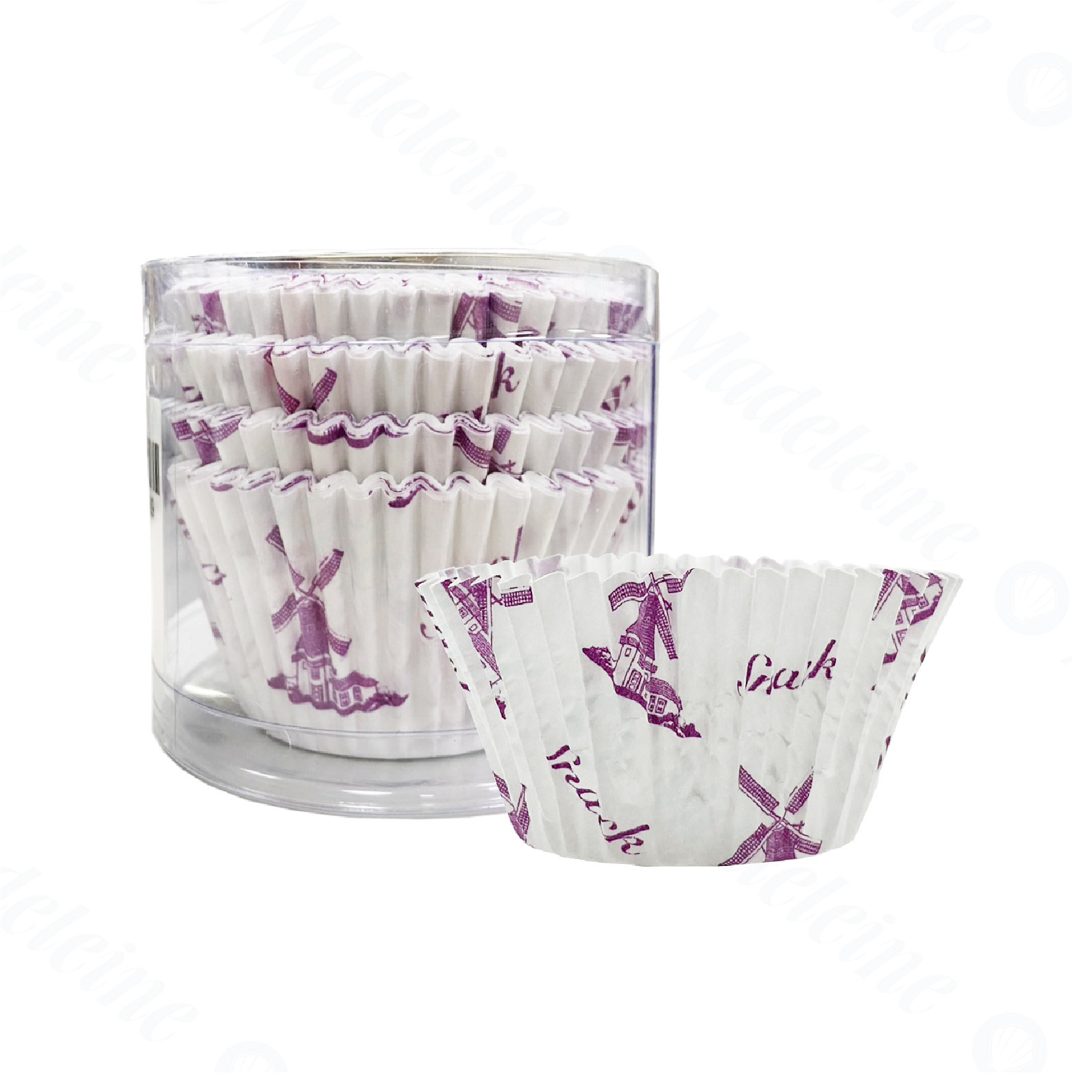 [ 其他模型用具 ] 防油紙杯-圓型4737(荷風紫)原裝40入