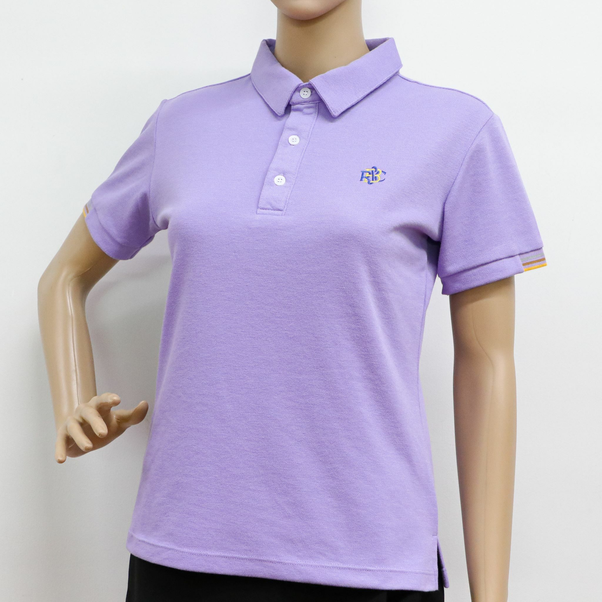 Lady Polo Purple Dry-Tech Shirt with RBSC Logo
