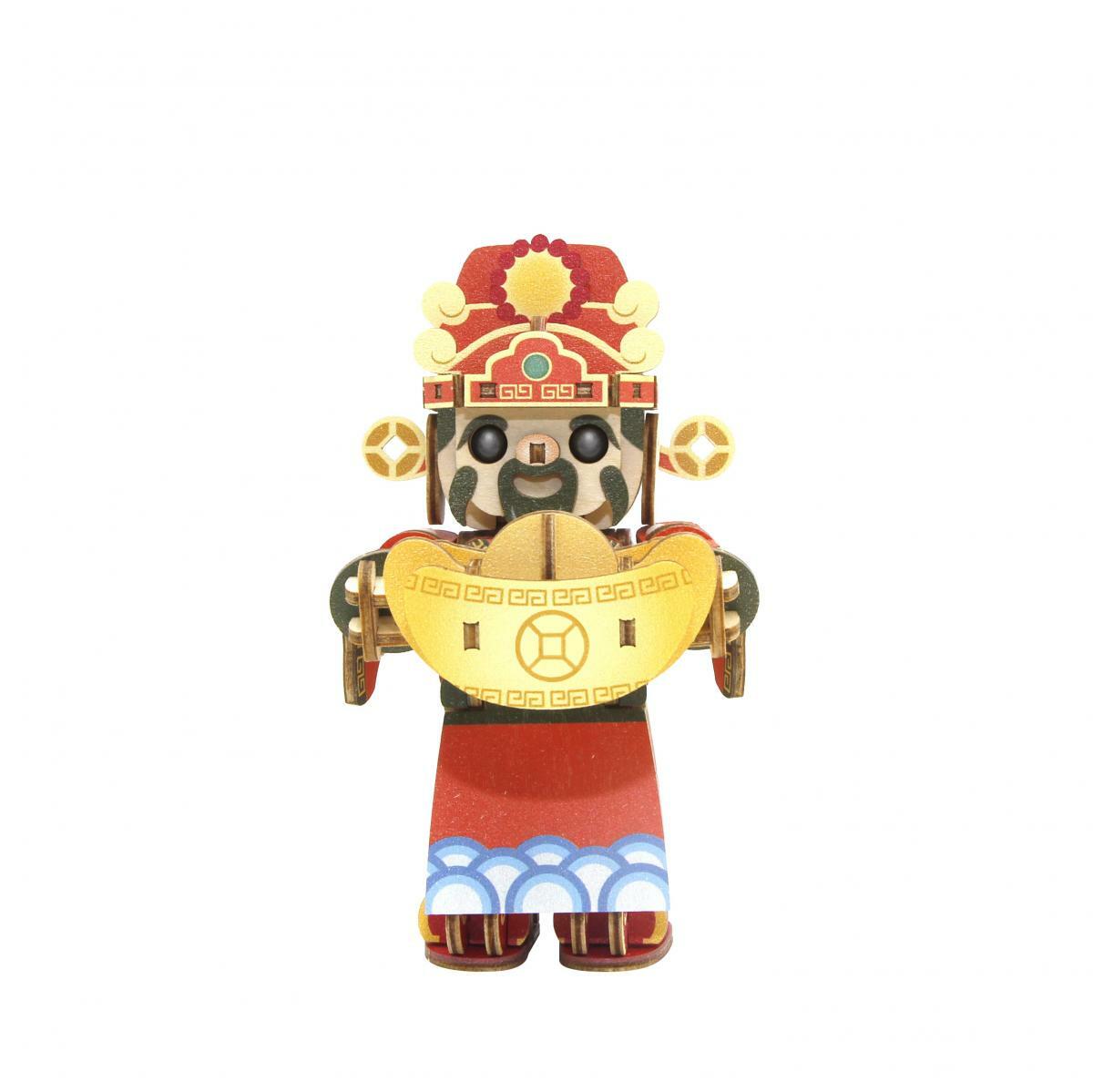 Jigzle 3D Plywood Puzzle - Three Stars FuLuShou