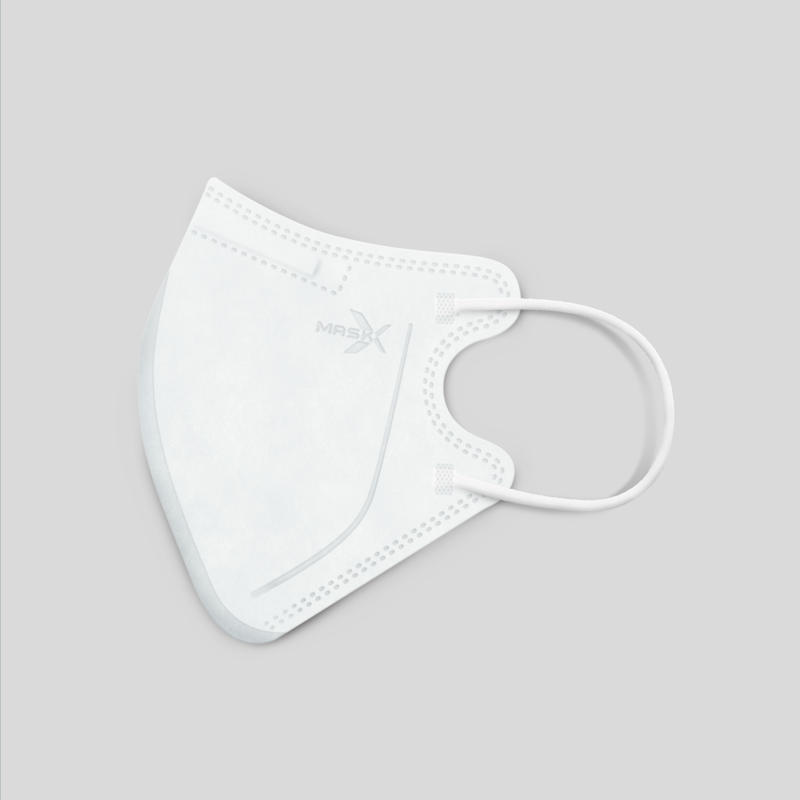 3D成人口罩 - 潮極系列 - 純白色 (30片)