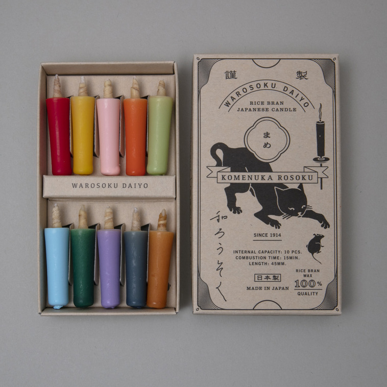 DAIYO 米蠟燭條盒組-派對色