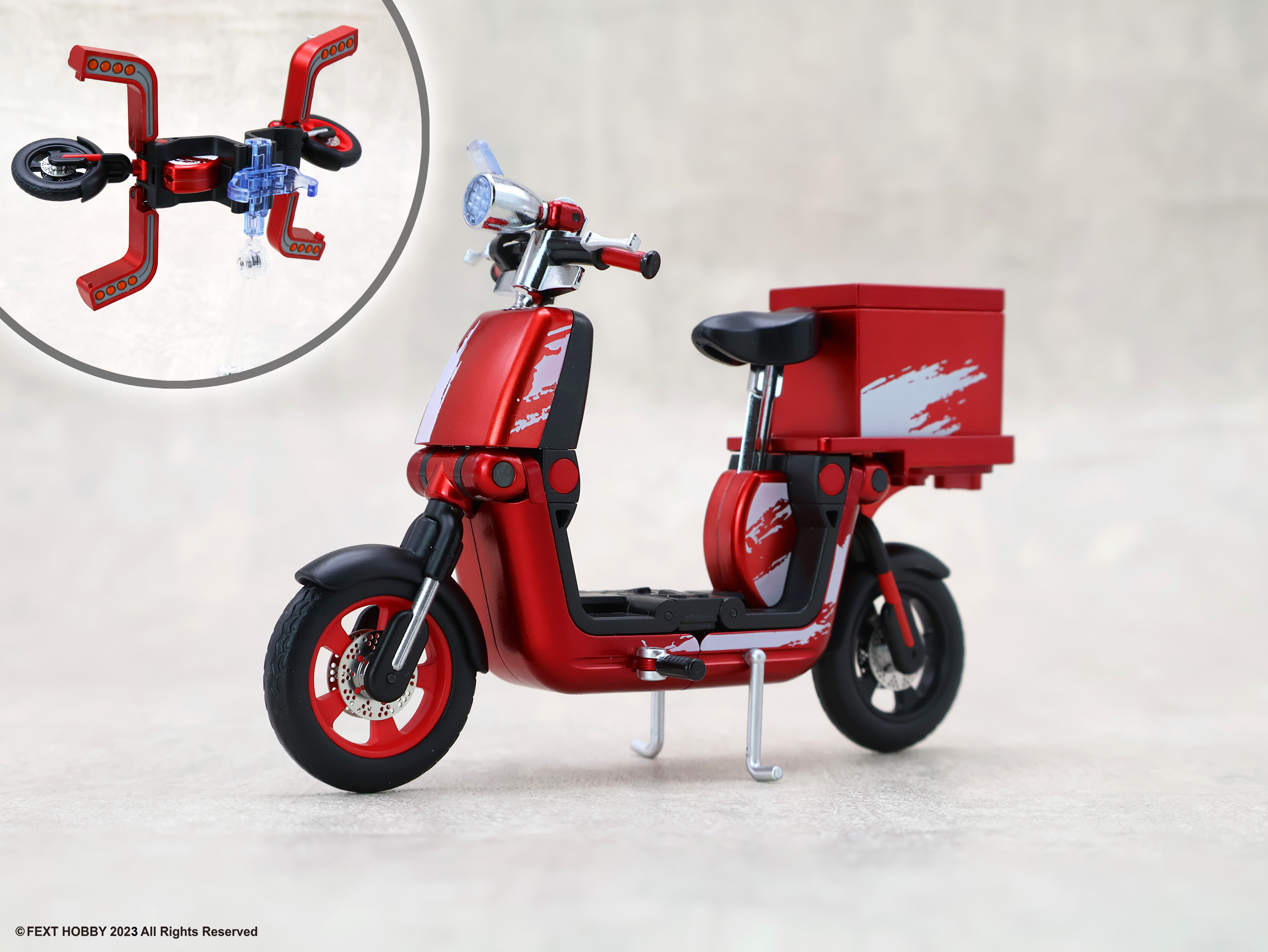 Fext Hobby :  1:12 可變形電單車 (自選)