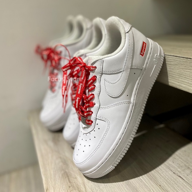 【Focus Store】預購 Supreme x Air Force 1 Low 'Box Logo - White' CU9225-100