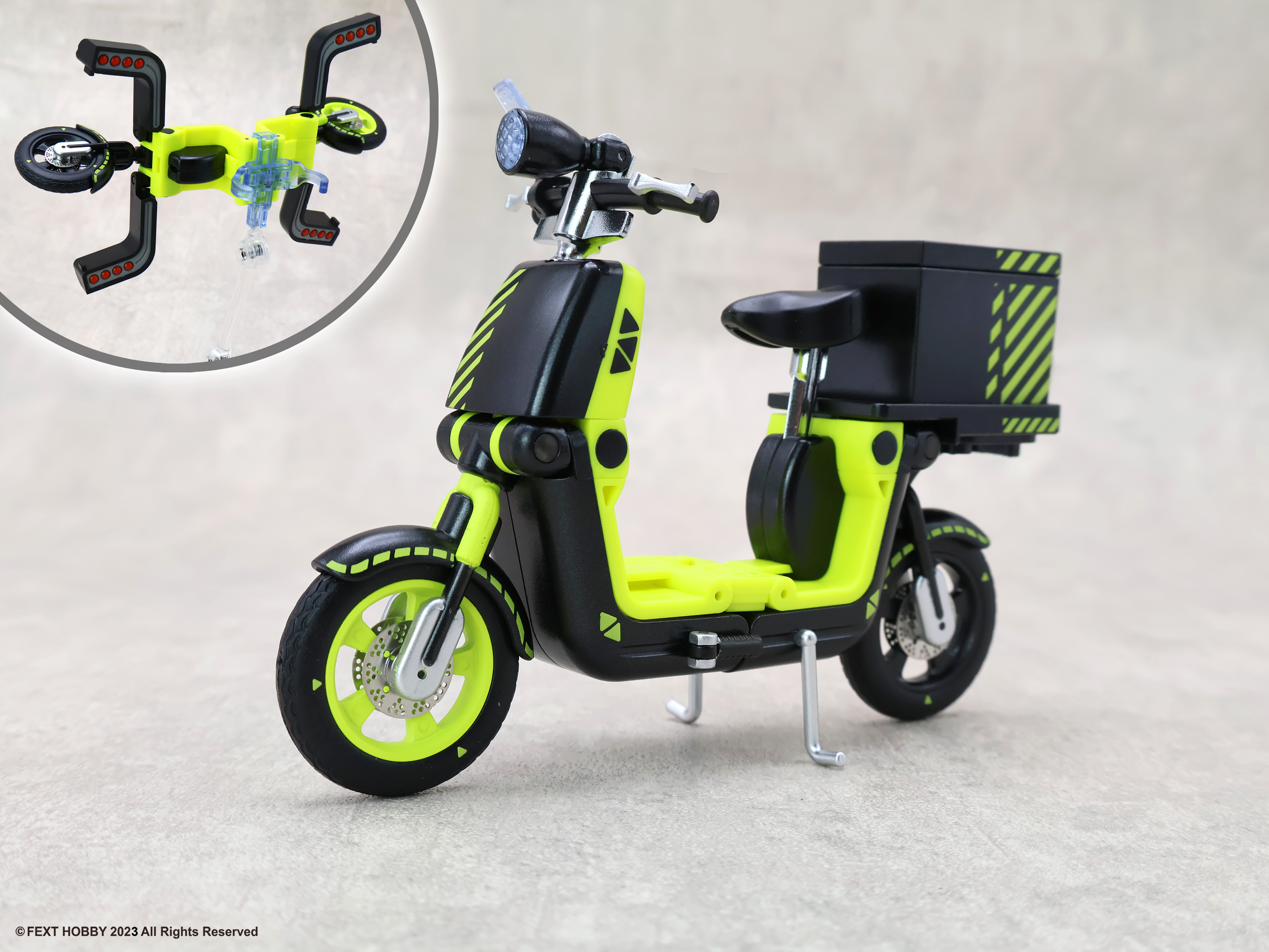 Fext Hobby :  1:12 可變形電單車 (自選)