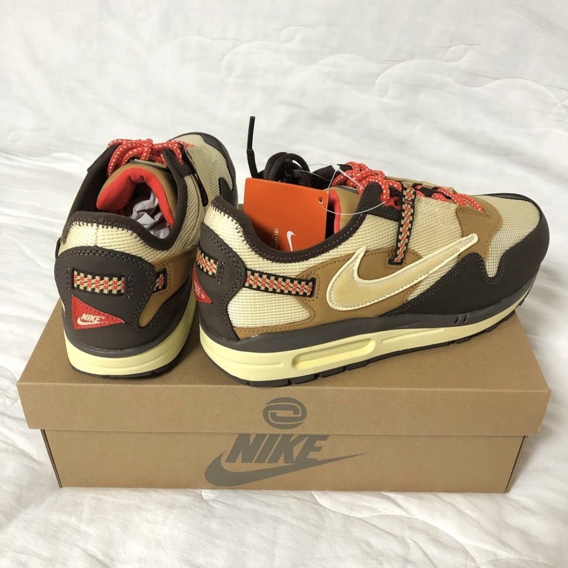 【Focus Store】現貨秒發 Travis Scott x Air Max 1 倒鉤 'Baroque Brown' DO9392-200