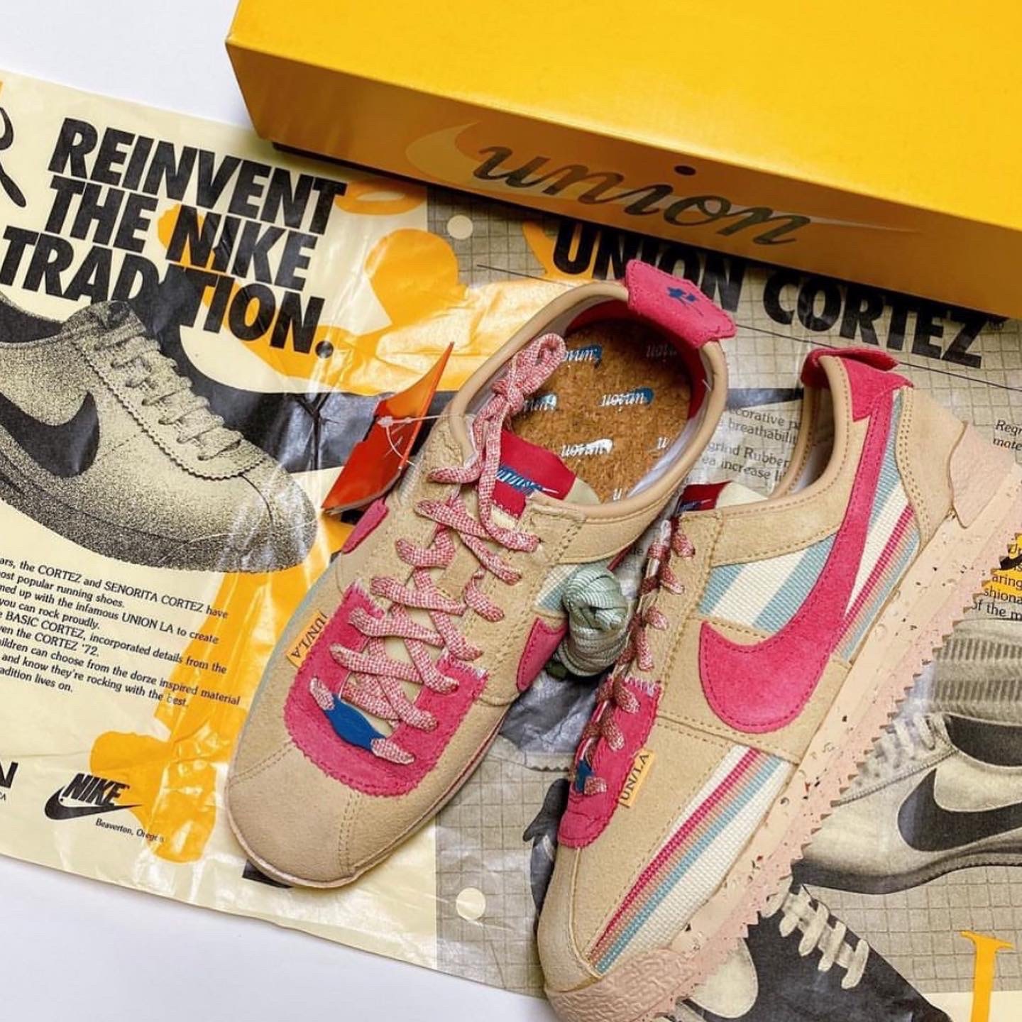 Union LA x Nike Cortez SP 'Sesame' DR1413-200 【預購商品】