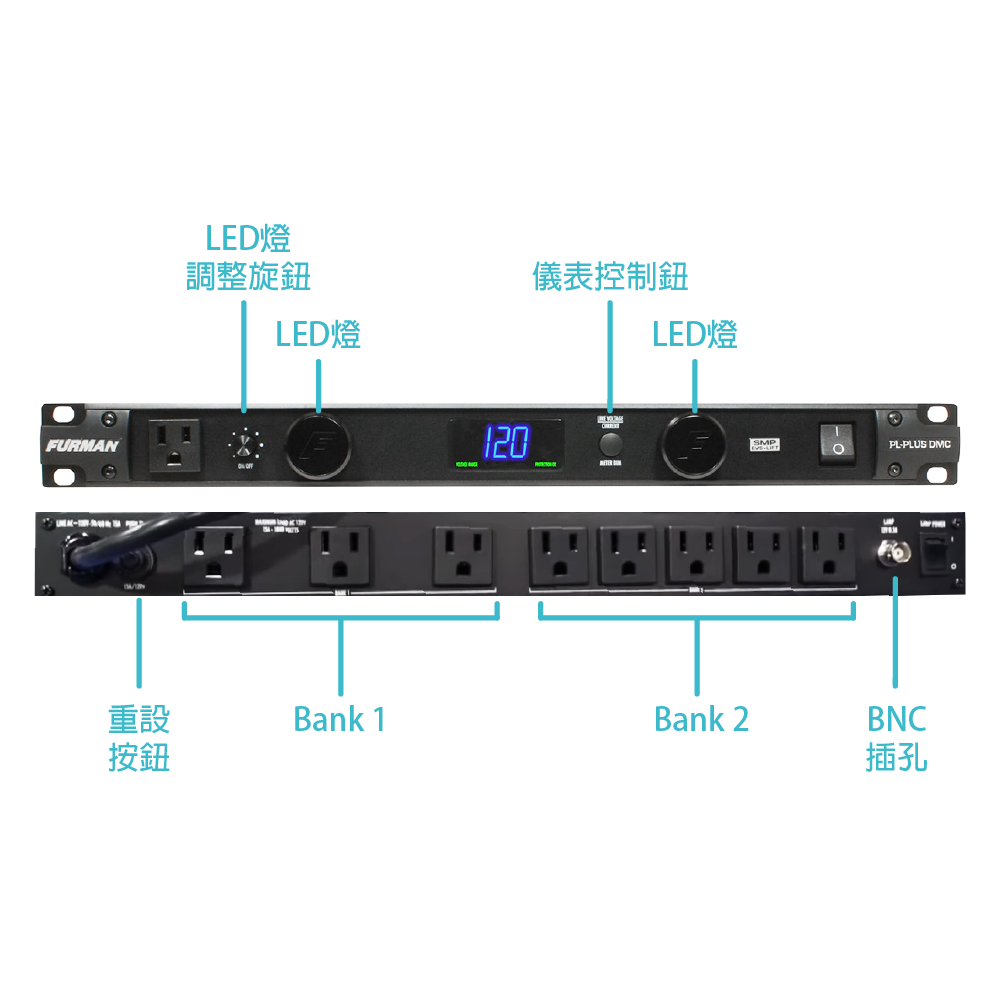 Furman Furman / PL-Plus DMC 9孔電源濾波供應器(活動價請私訊) 第 3 張圖片｜三峽配件 / 週邊